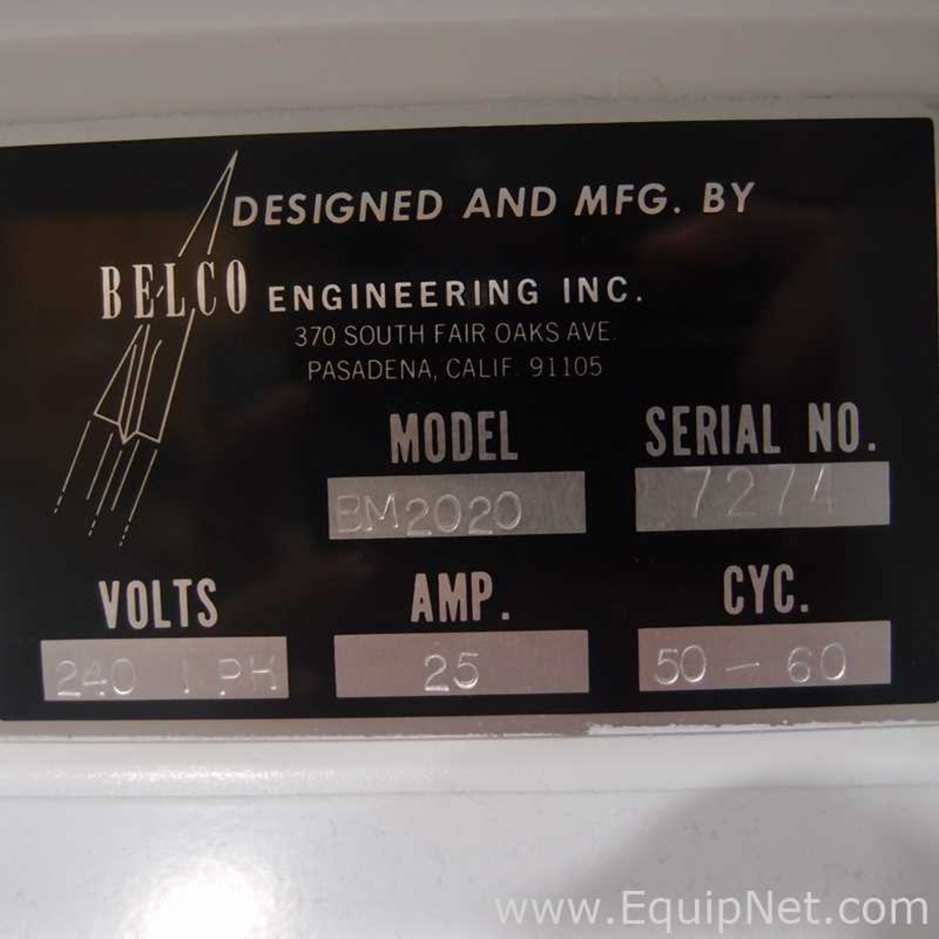 Belco Engineering BM2020 Heat Sealer - Image 18 of 19