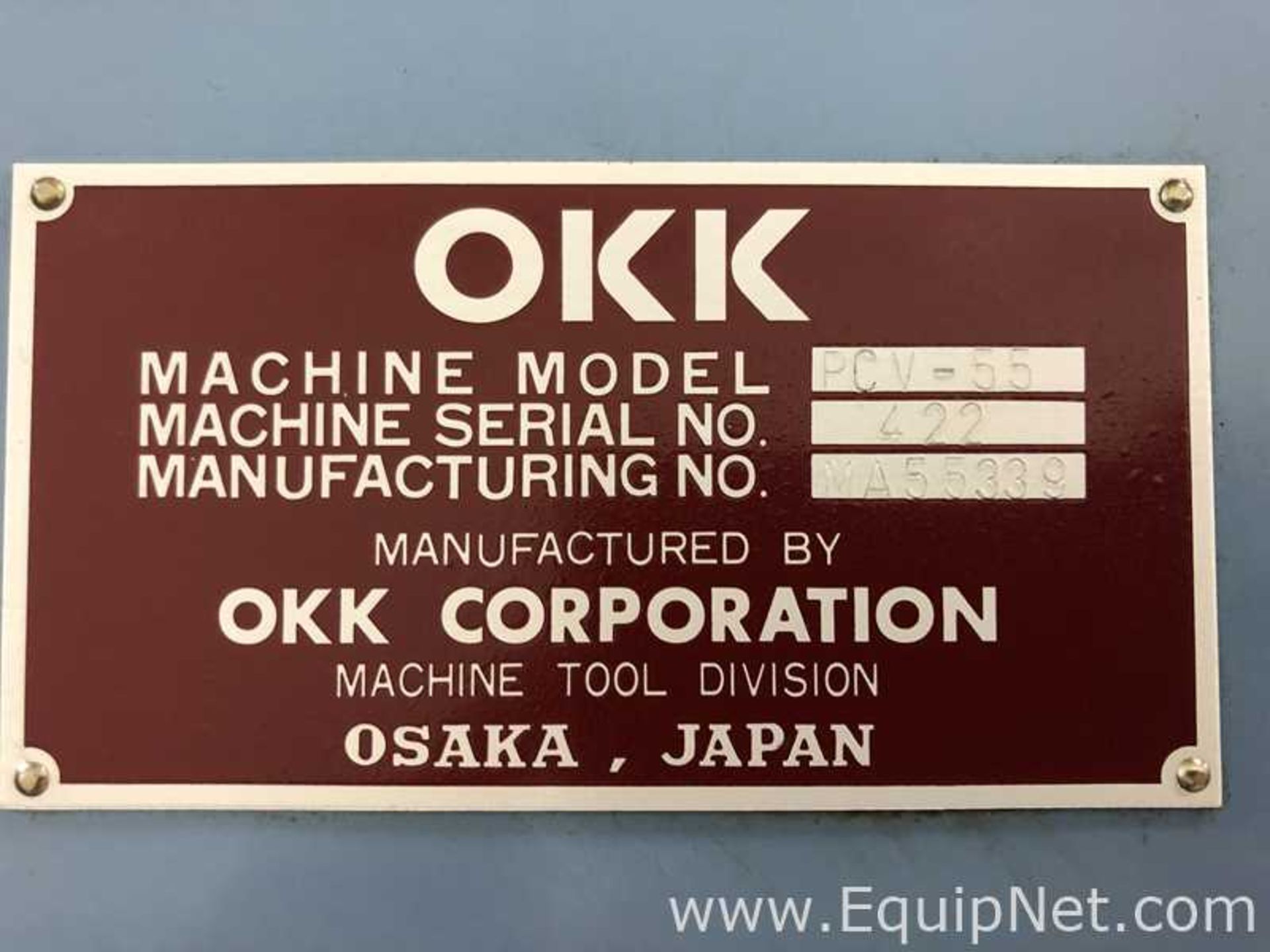 OKK PVC-55 CNC Vertical Machining Center - Image 11 of 14