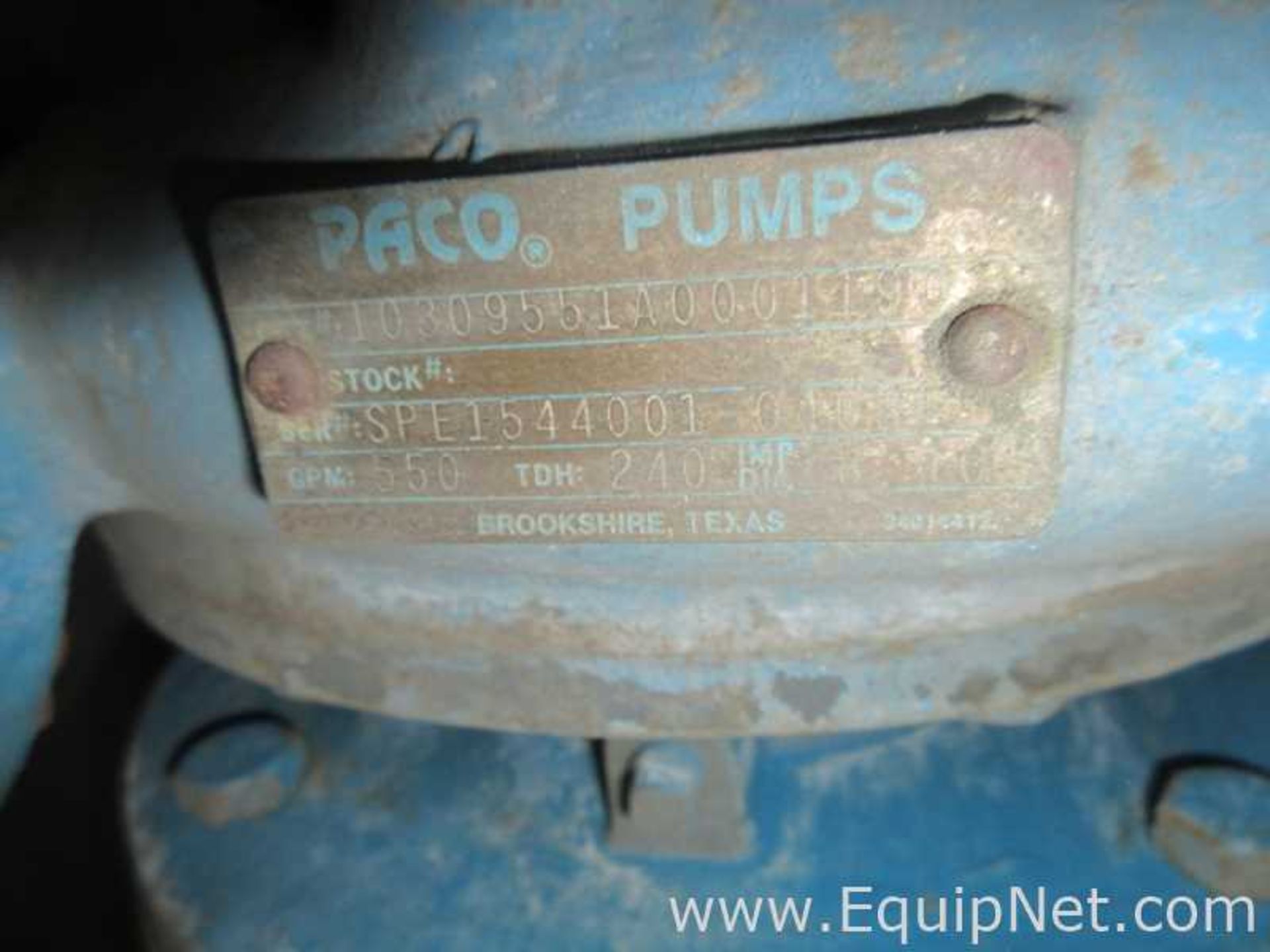 Paco Pumps Inc. 10309551A0001190 Centrifugal Pump Skid - Image 9 of 27