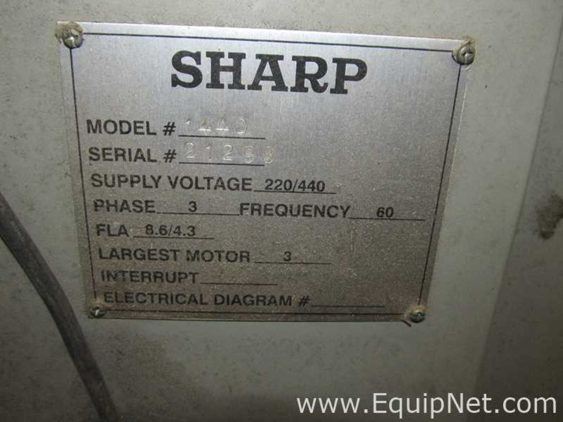 Sharp 1440F Lathe - Image 5 of 5