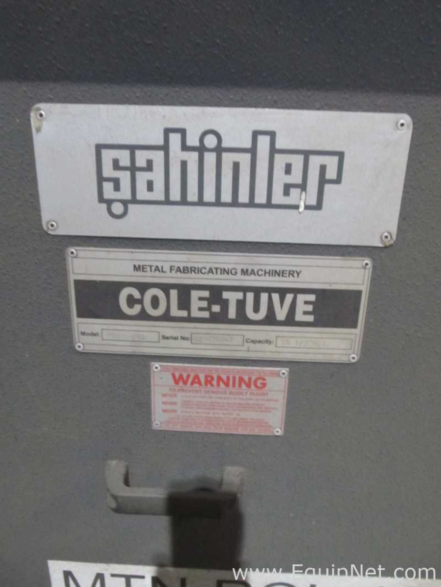 ColeTuve PRH-5-210 Hydraulic 3 Rolls Plate Bending Machine - Image 10 of 10