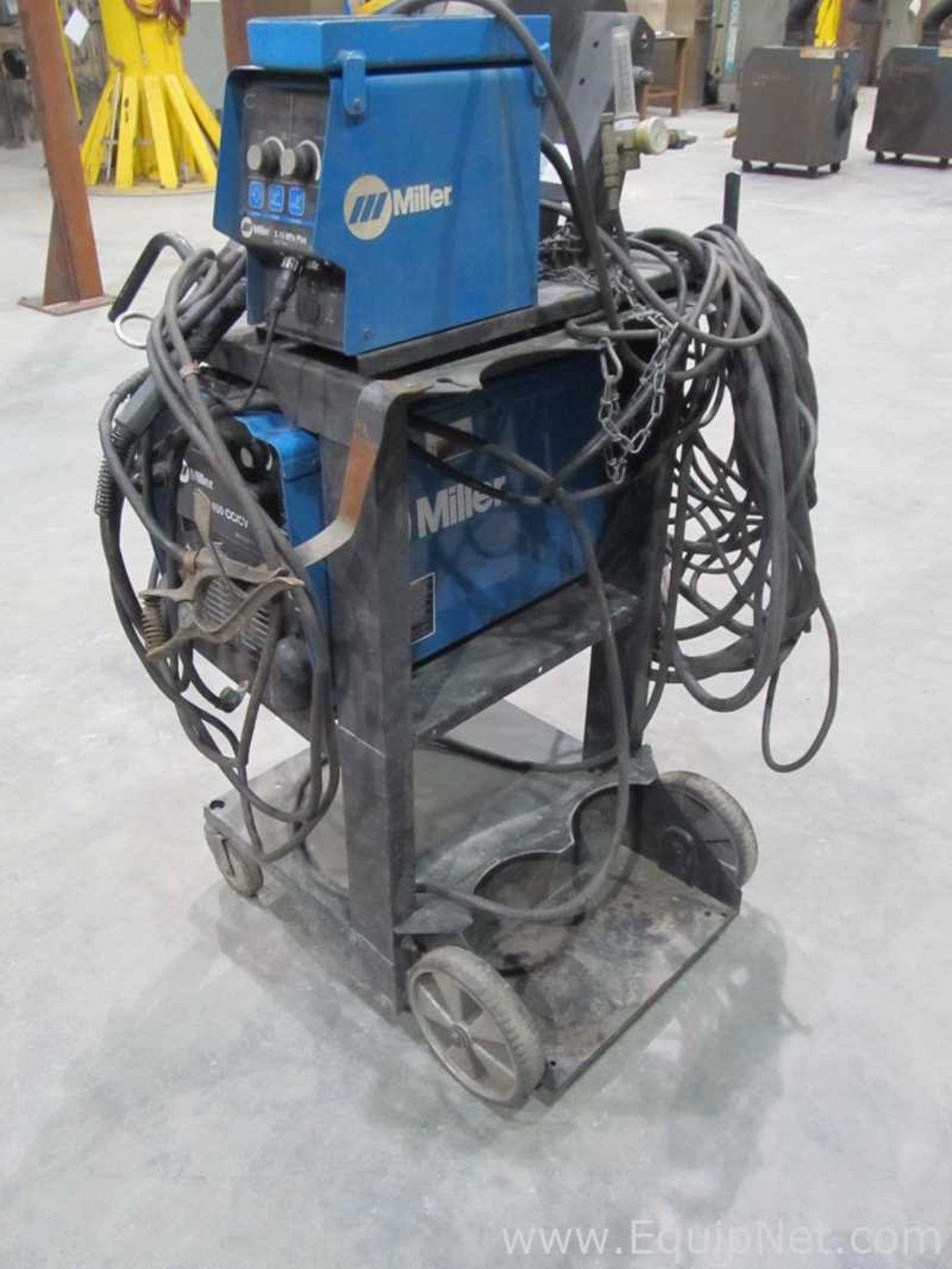 Miller XMT 450 CC/CV with S-74 MPa Plus Wire Feeder - Image 3 of 5