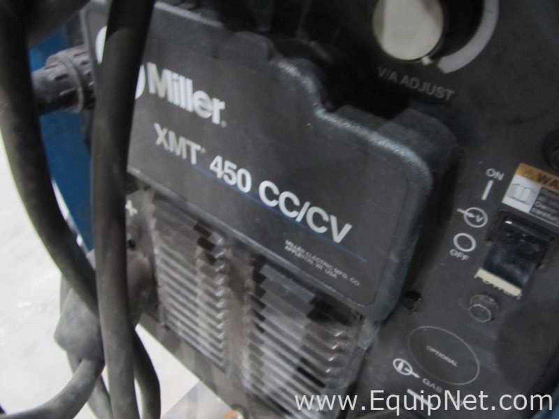 Miller XMT 450 CC/CV with S-74 MPa Plus Wire Feeder - Image 4 of 5