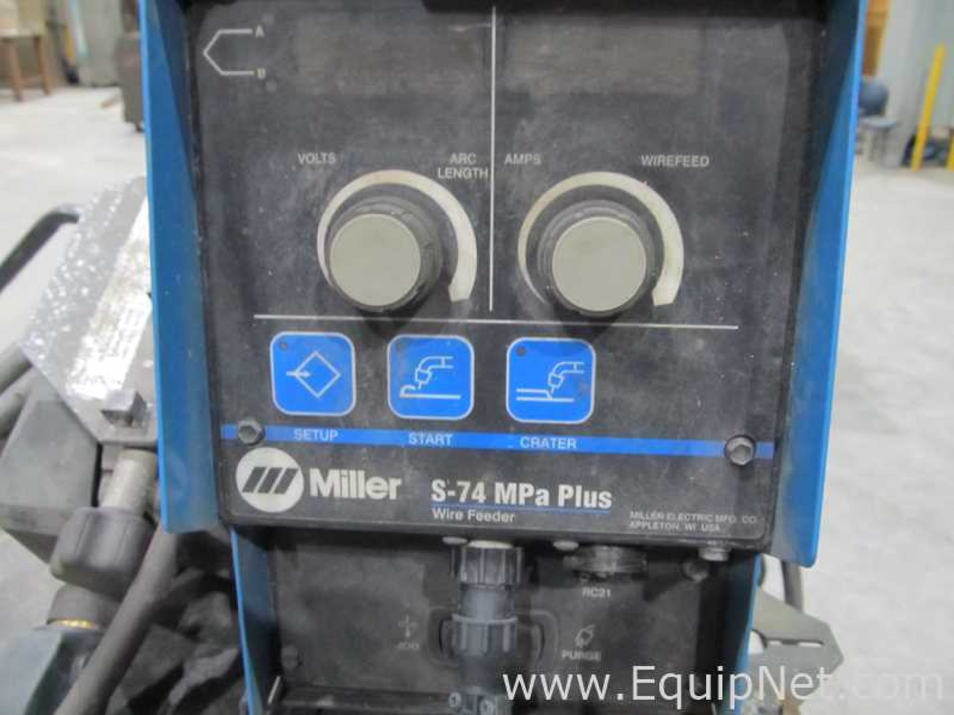 Miller XMT 450 CC/CV with S-74 MPa Plus Wire Feeder - Image 5 of 5