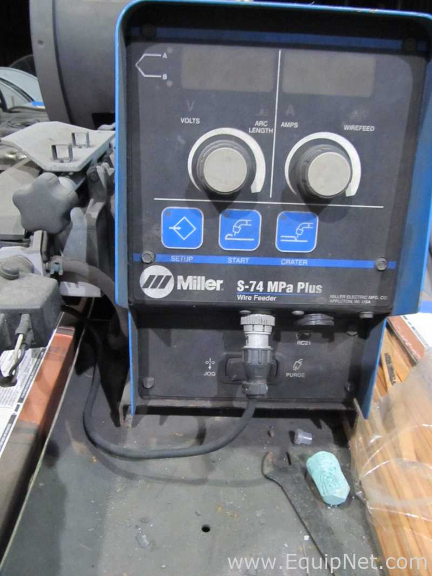 Miller XMT 456 CC/CV with S-74 MPa Plus Wire Feeder - Image 4 of 4