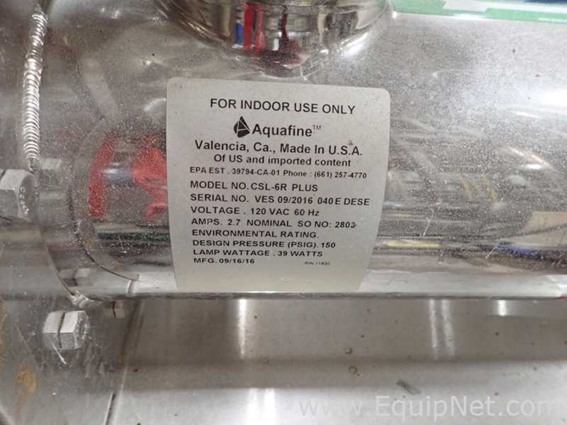 Lot of 2 Aquafine UV Disinfection Systems - Image 11 of 12