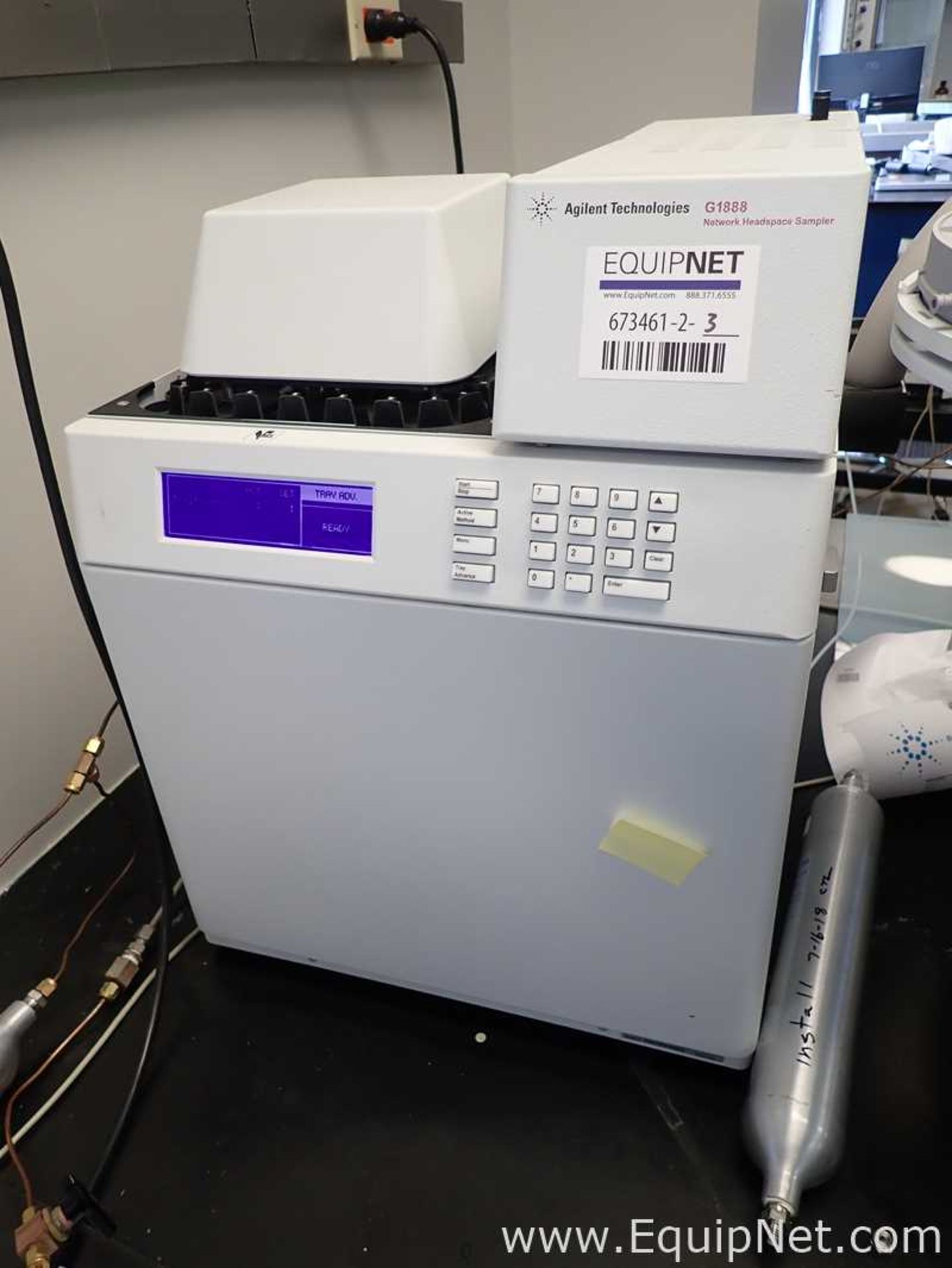 Agilent Technologies 6890N GC with G1888 Headspace AS, G2614 AS, and 7683 Series Injector - Image 10 of 13