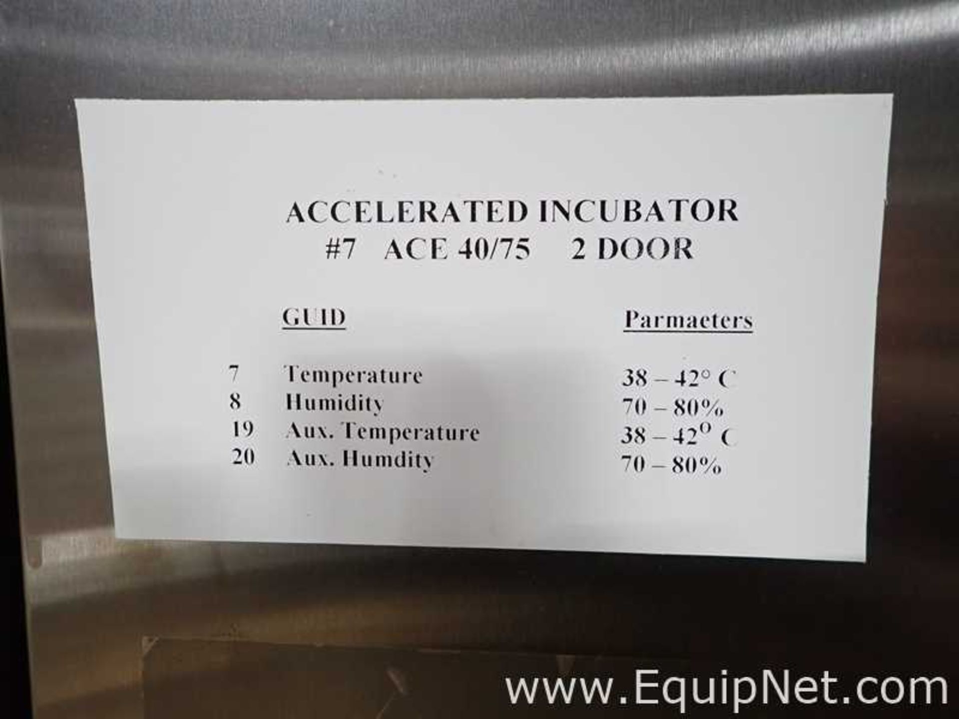 True Manufacturing ACE ARI-49 40/75 Accelerated Incubator|Environmental Chamber - Image 6 of 6