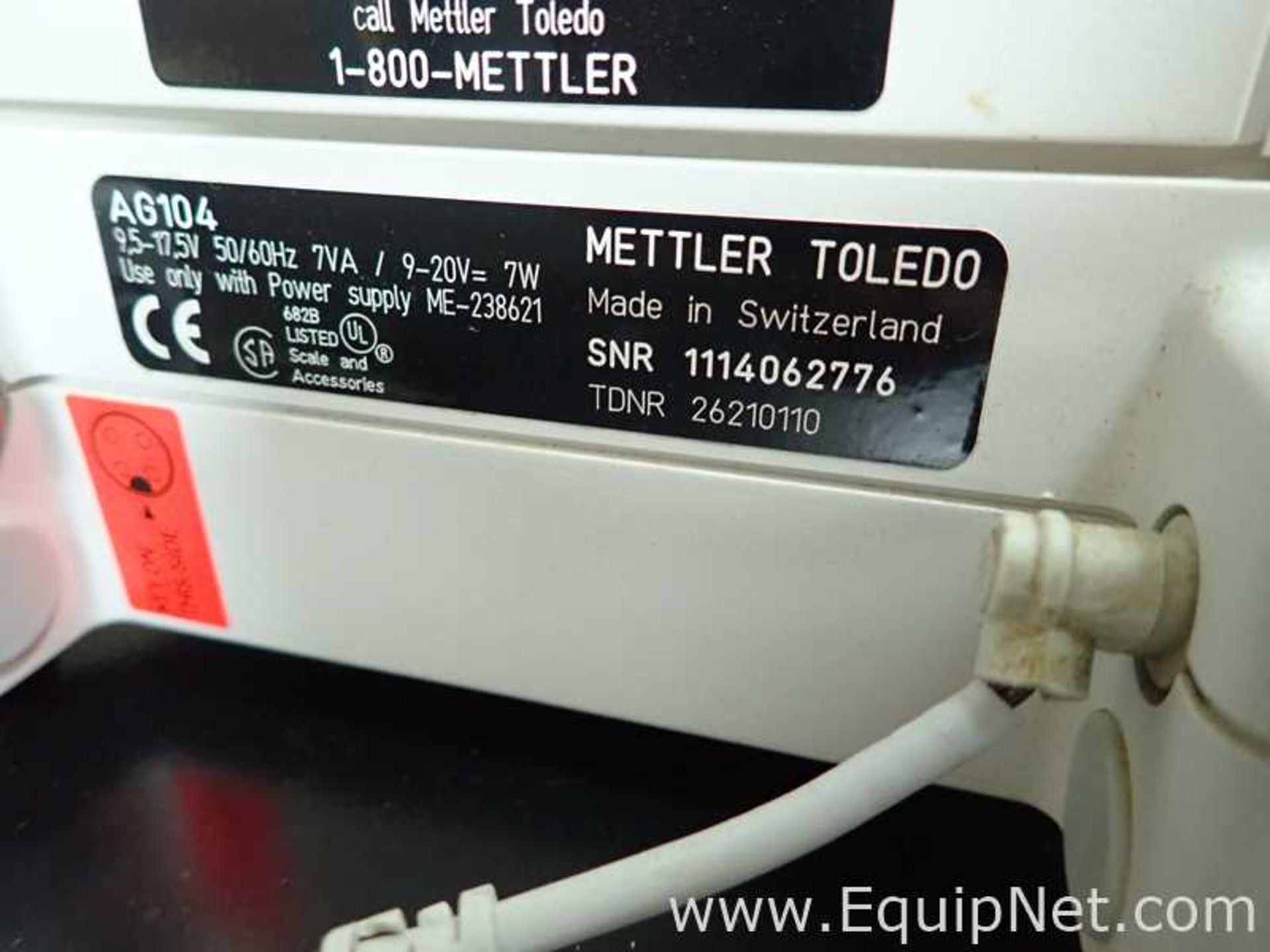 Mettler Toledo AG104 Analytical Balance - Available After 11/30/20 - Image 4 of 4