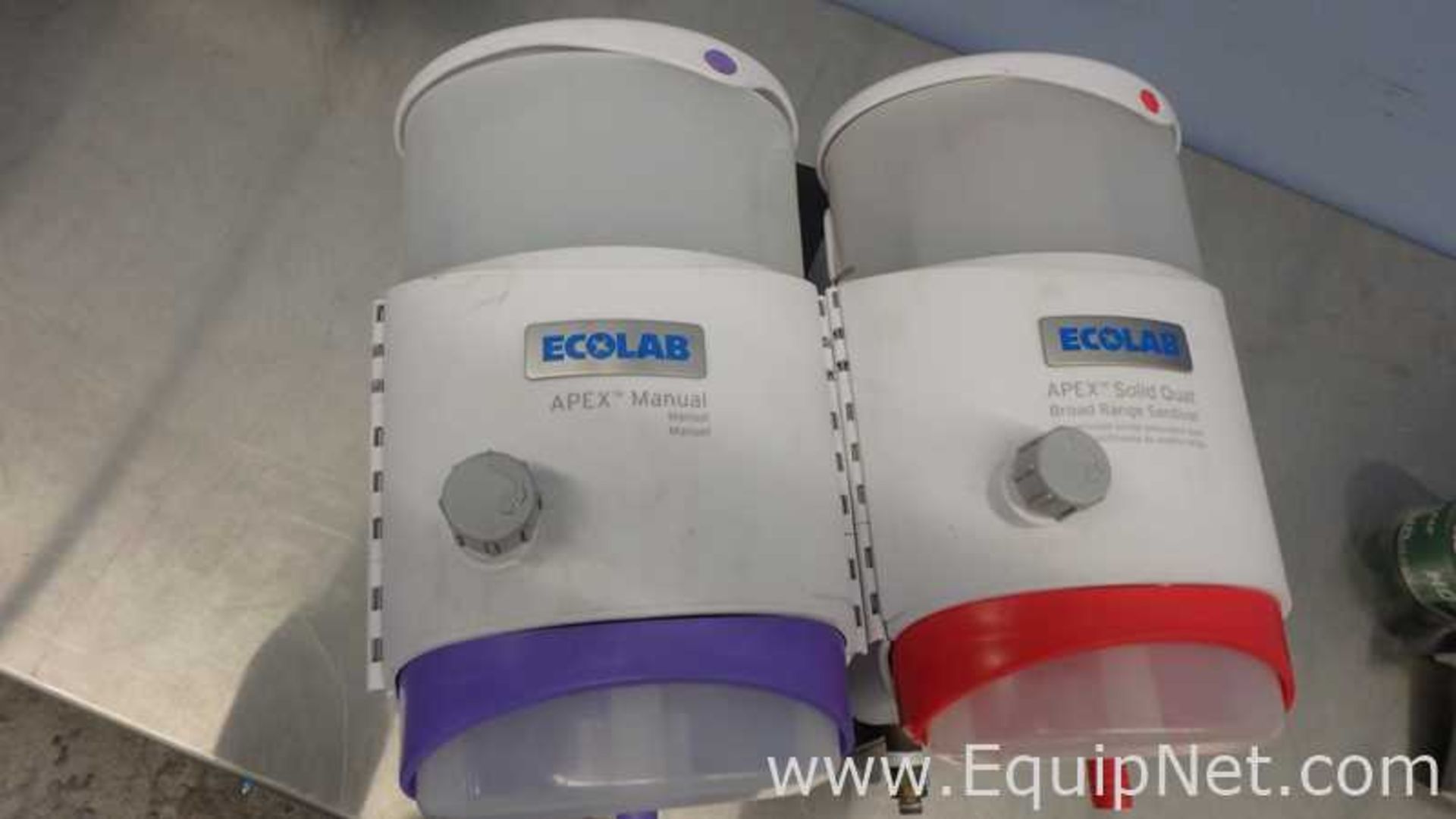 Lot of 2 Ecolab Center Apex Sanitizer Reagent Dispensers - Image 9 of 10