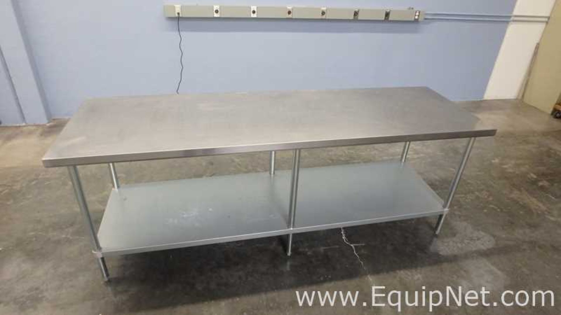 Lot of 3 GSW WT-EE3096 Economy Stainless Steel Work Table 96in x 30in