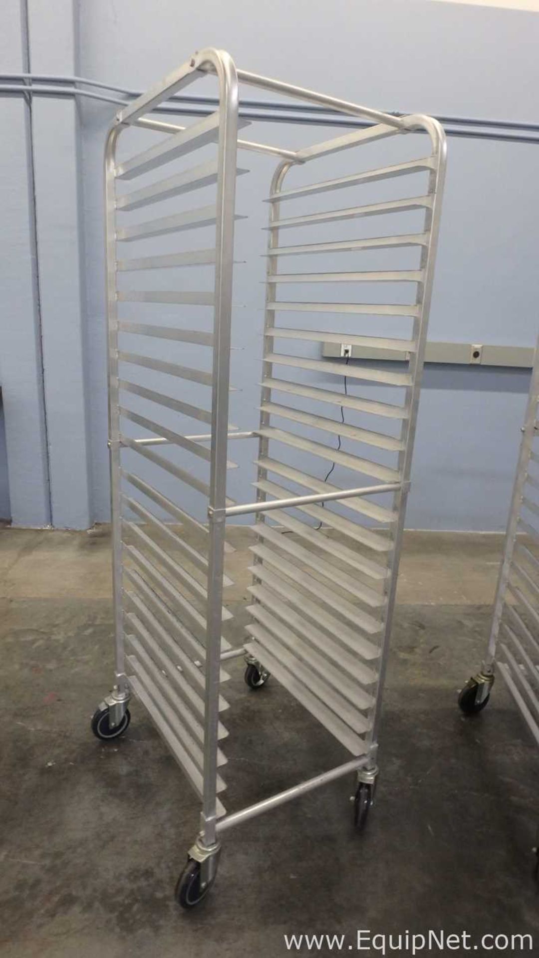 Lot of 3 Allstrong Mobile Pan Rack Full Height Open Sides with Slides for 20 18inx26in Pans - Image 7 of 8