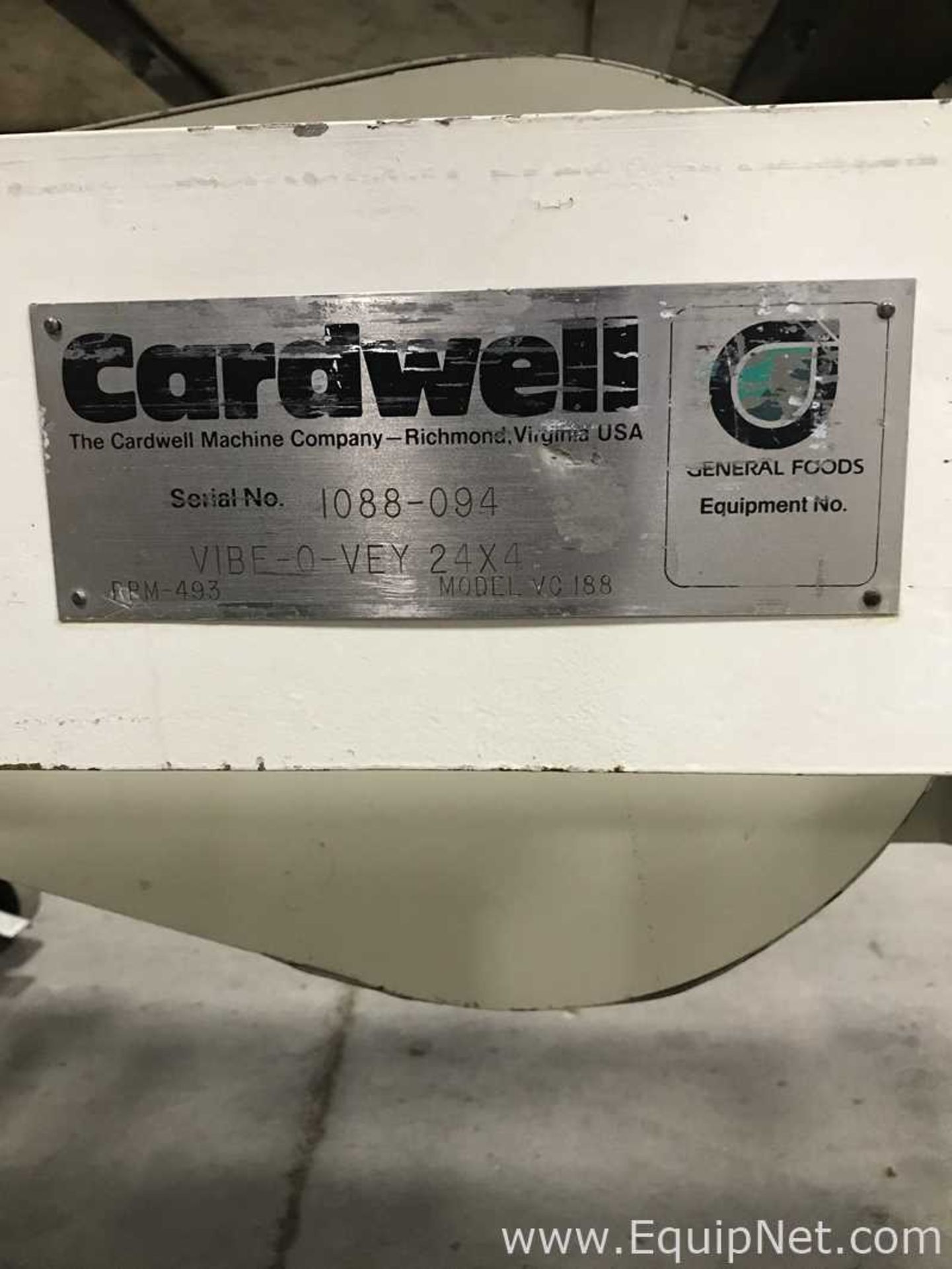 Cardwell Vibe-O-Vey 24x4 Vibrating Conveyor - Image 3 of 3