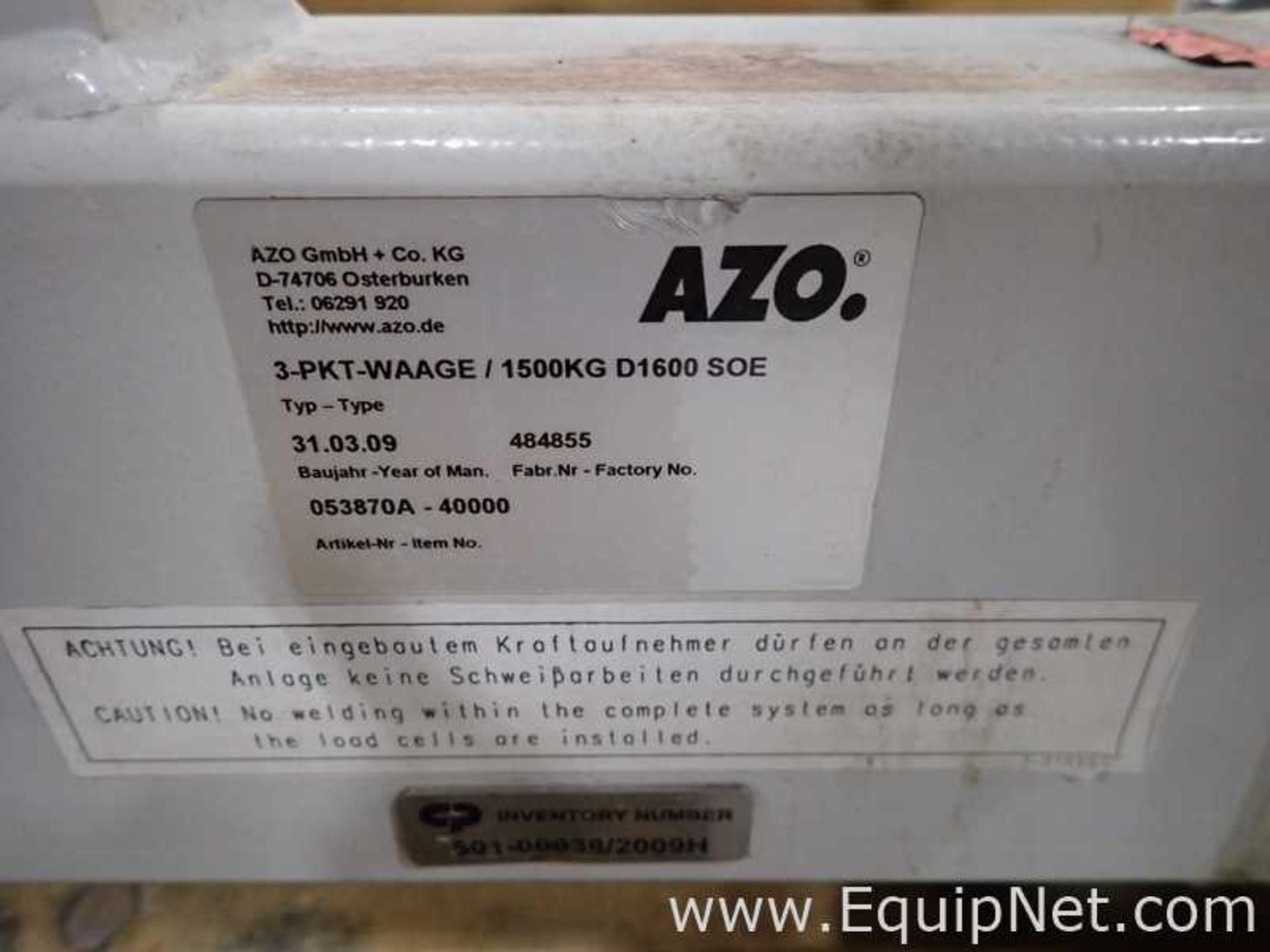 AZO Raw Material Production Equipment - Image 11 of 21