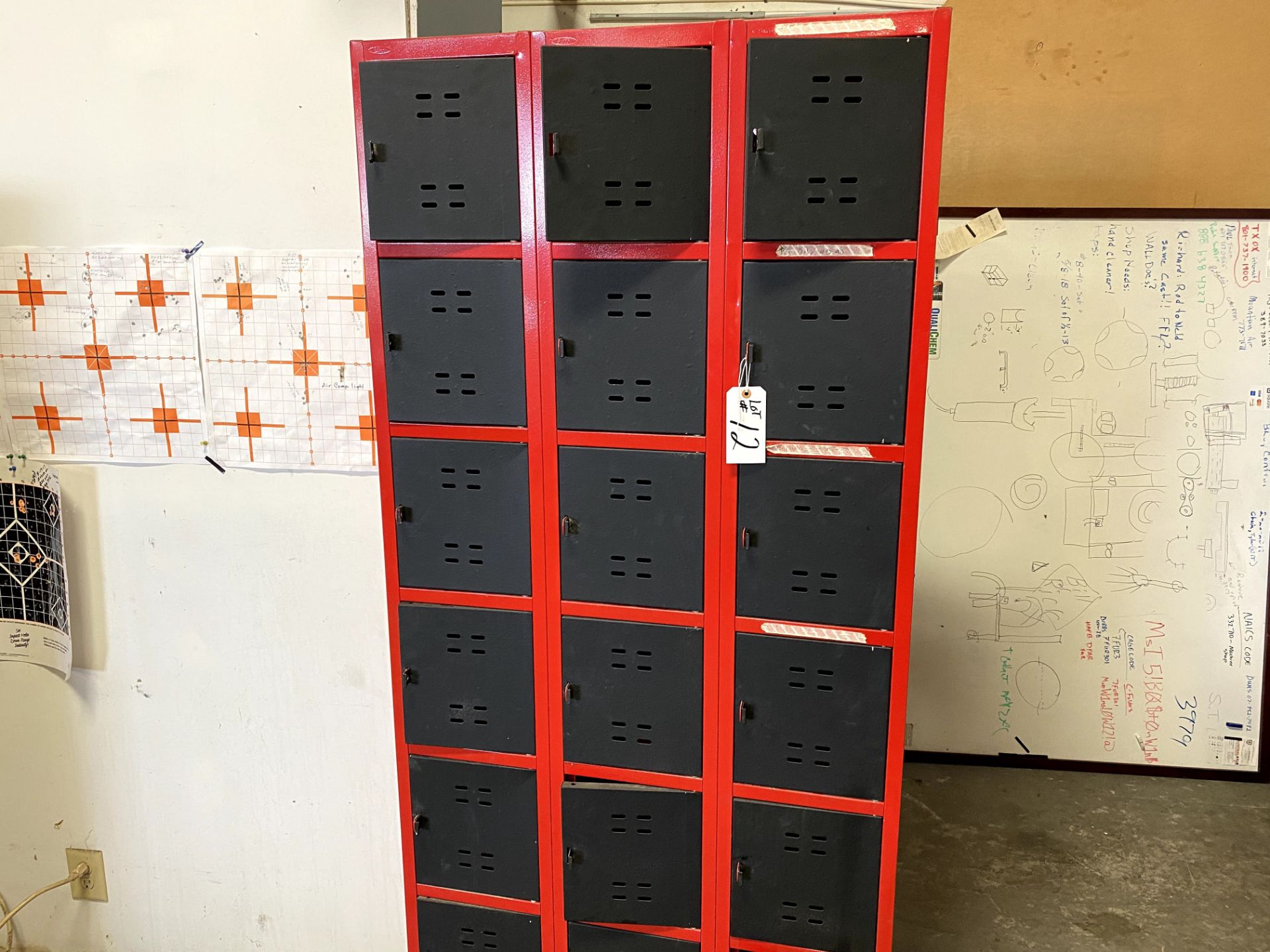 (2) sets of lockers