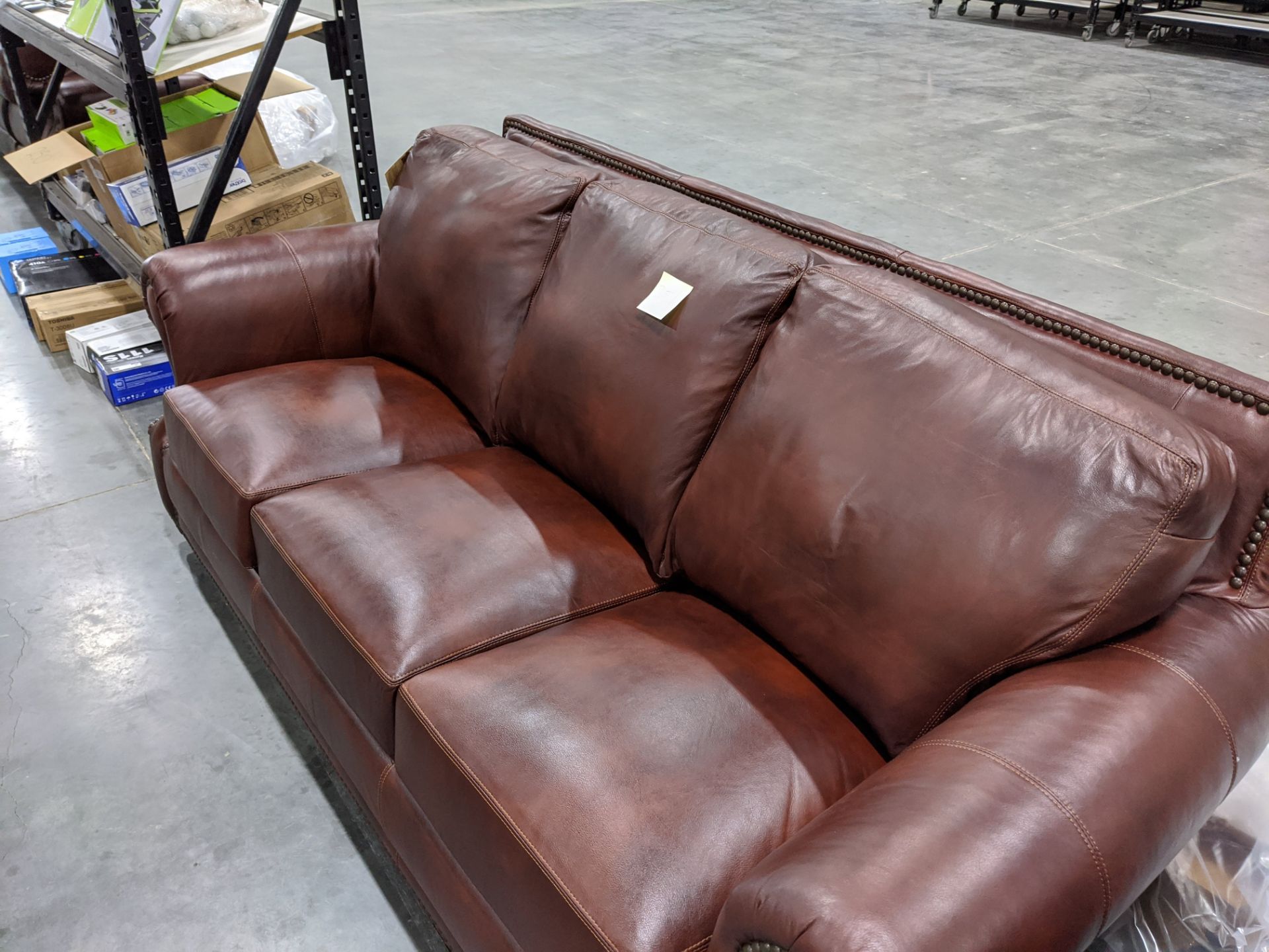 Leather Sofa - Image 2 of 5