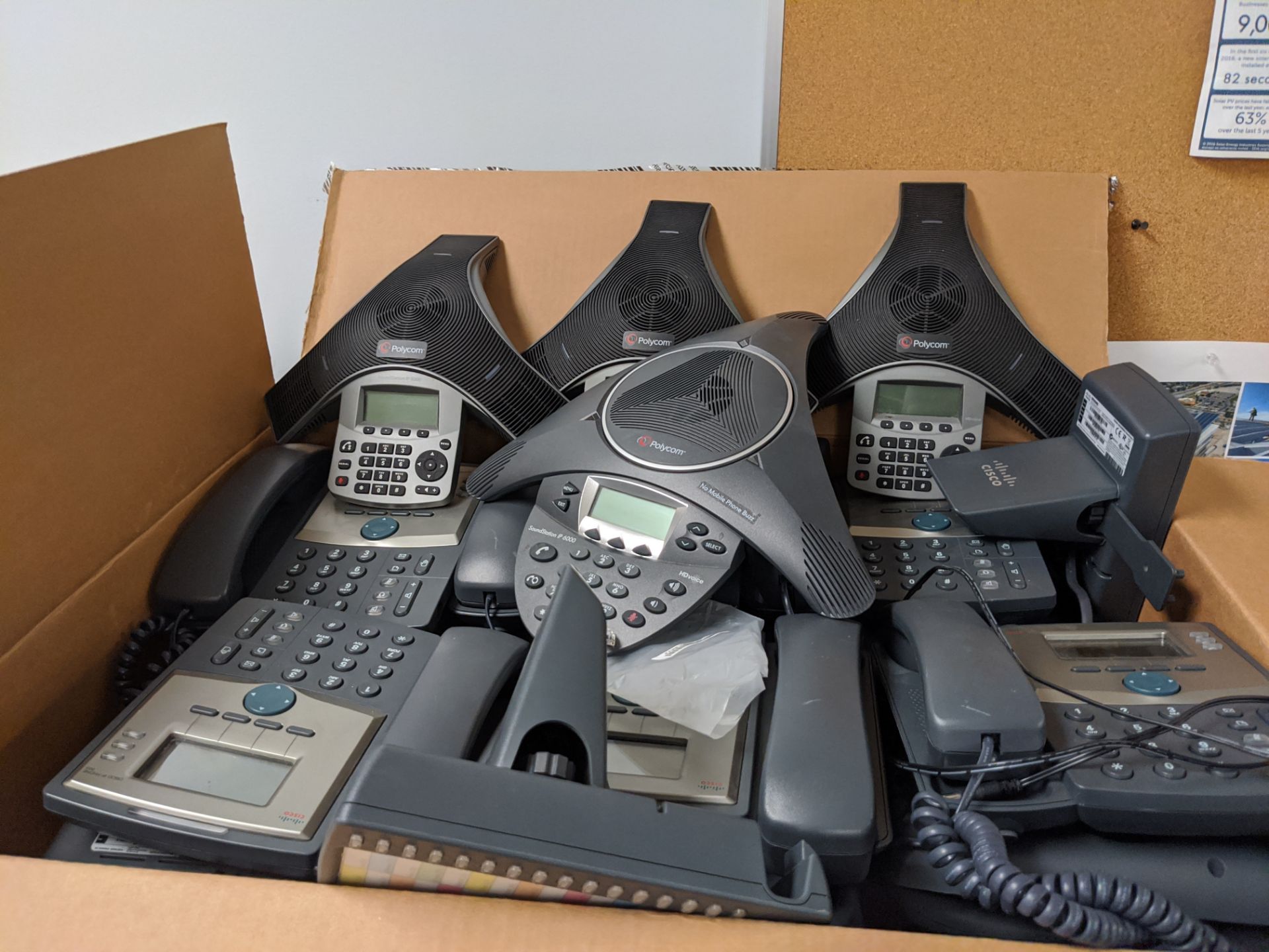 Cisco and polycom phones - Image 2 of 4