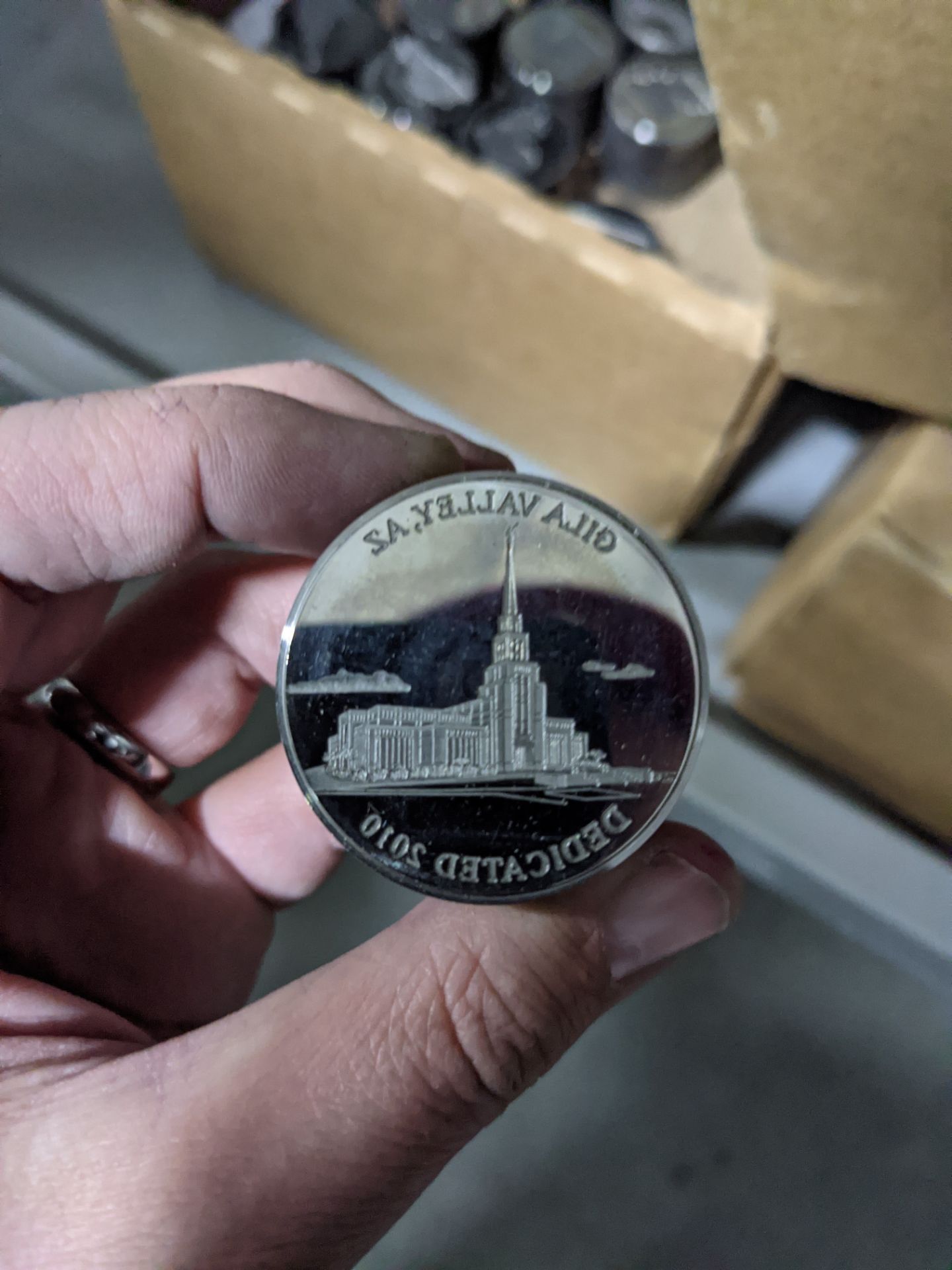 LDS temple coin dies - Image 4 of 17