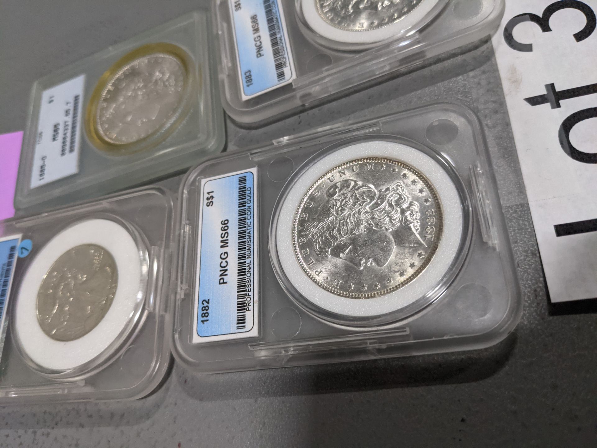 3 Morgan Dollars and 1 more - Image 3 of 6