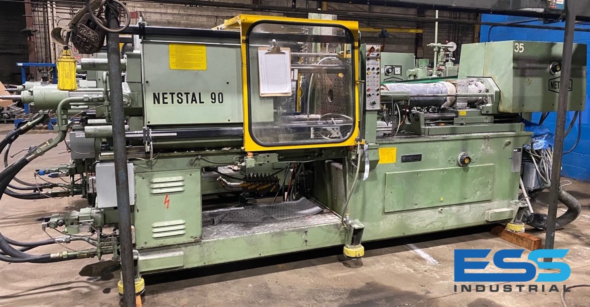 NETSTAL N235/90MPS 100 TON INJECTION MOLDING MACHINE - Image 8 of 11