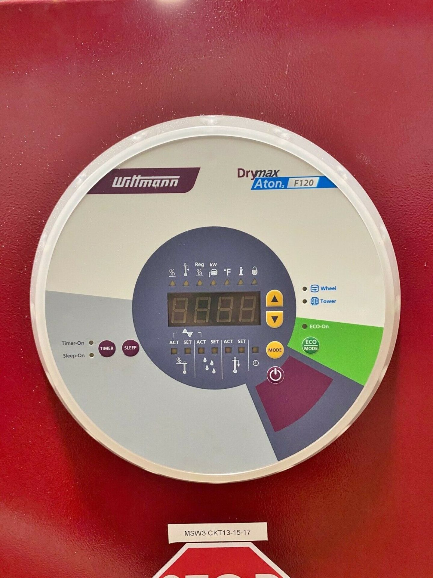 Wittmann Drymax ATON 2 F120-400M Segmented Wheel Dryer - Image 3 of 3