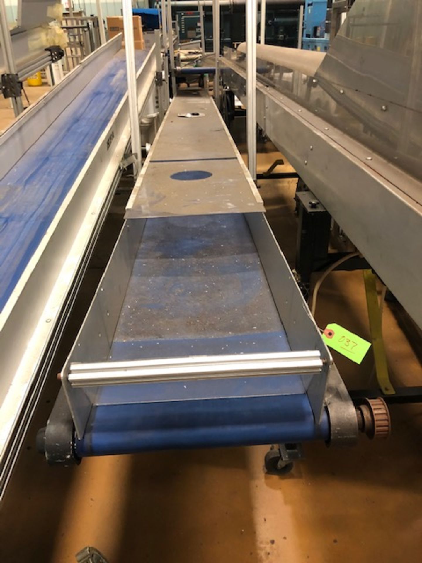 HFA 14" x 19' Cleated Belt Conveyor