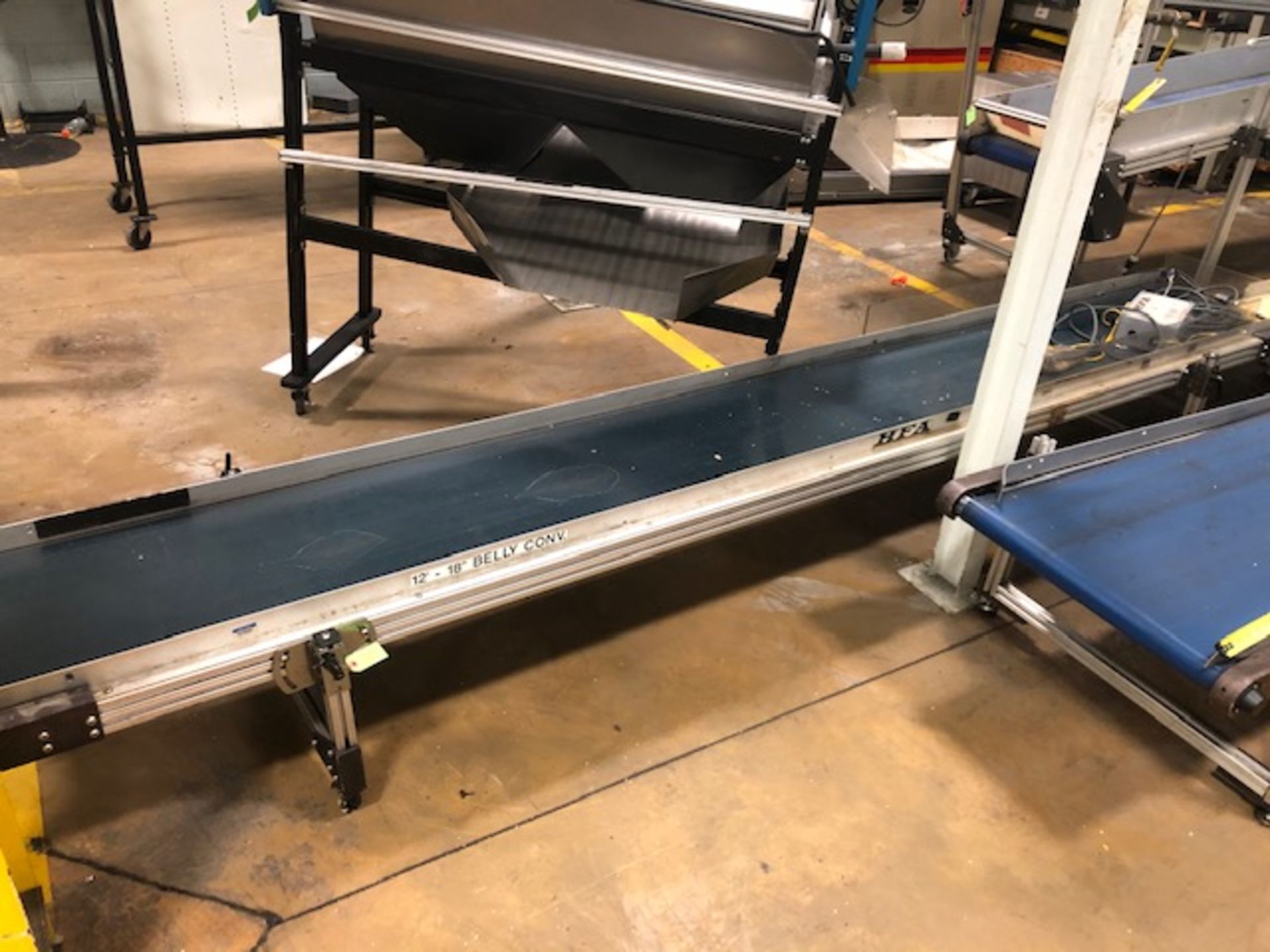 23.5" x 10' Belt Conveyor