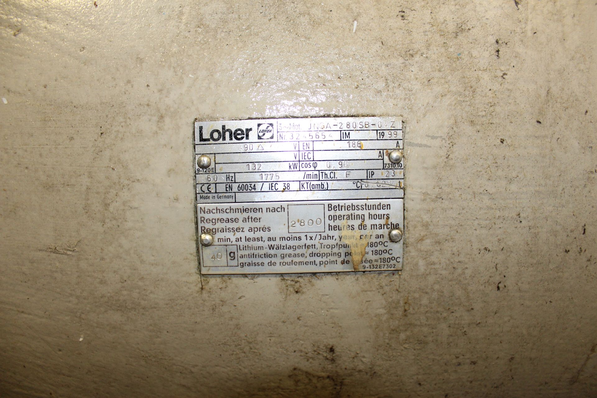 Loher 132 kW motor - Image 3 of 3