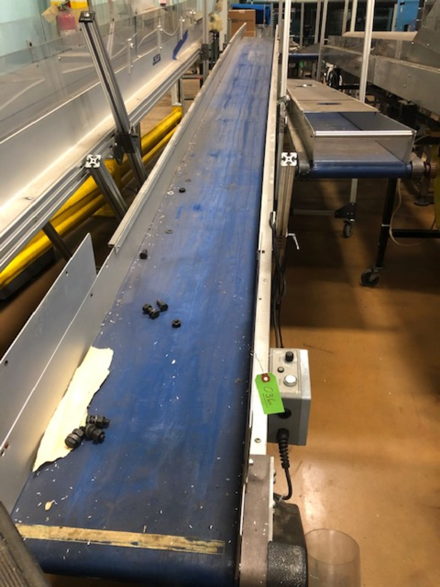 HFA 15" x 20' Cleated Belt Conveyor