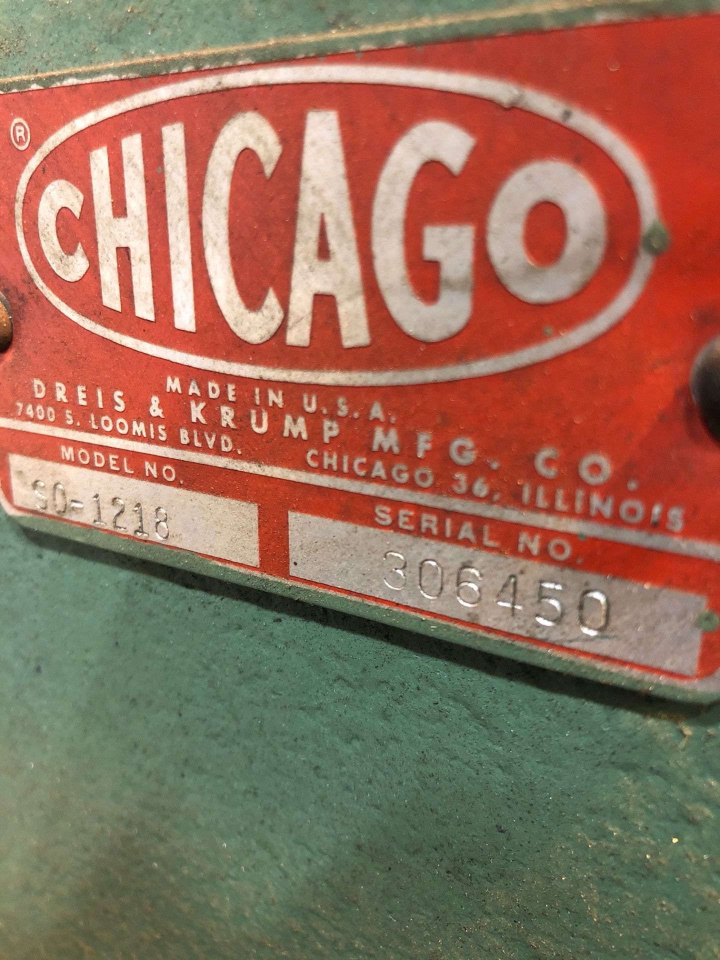 Chicago SO-1218 Hand Brake 12' - Image 4 of 6