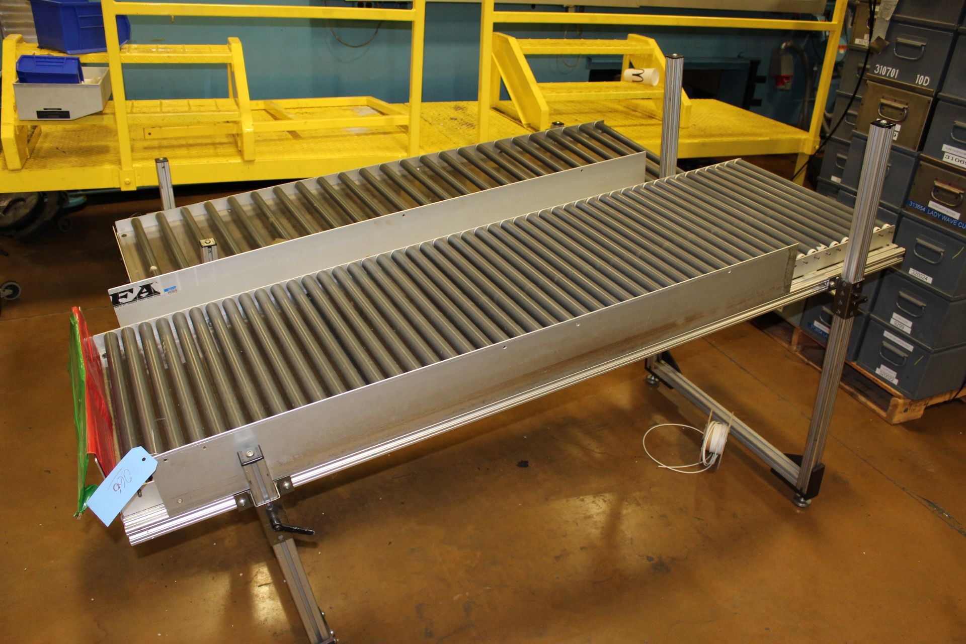 (Lot of 2) HFA 22" x 6' Gravity Fed Rolling Conveyor - Image 2 of 2