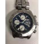 Breitling Superocean chronograph, automatic movement, original stainless bracelet