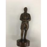 Bronze standing Hitler figurine
