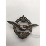 Yugoslavia WWII type flying badge