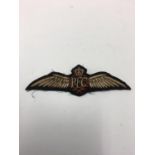 RFC pilots wings, cloth