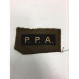 PFA badge (possibly Popski's private army)