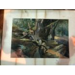 Victorian Bristol school artist watercolour possible leigh woods signed and dated