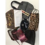 Bag of ladies handbags to include Ursula Mascaro, Russel and Bromley etc (9)