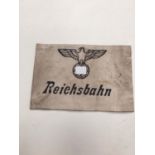 German WWII Deutches Reichsbahn armband