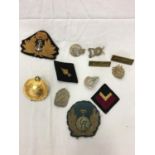 Qty of Navy badges and embroidered examples.