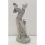 Lladro golfer (missing club)