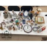 Quantity of ceramics to include figures, dishes etc