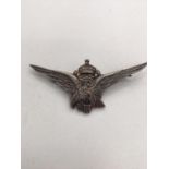 800 silver WWII Bulgarian flying badge