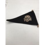 German WWII type SS pennant