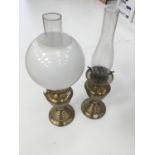 Two oil lamps