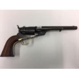 C.B.Richards patent Colt revolver, .44 calibre converted to centrefire .44 (obsolete