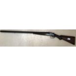 Double barrel 12 bore shotgun by Ancien & cie of Liege, serial number 77665, euro deact cert no 6577