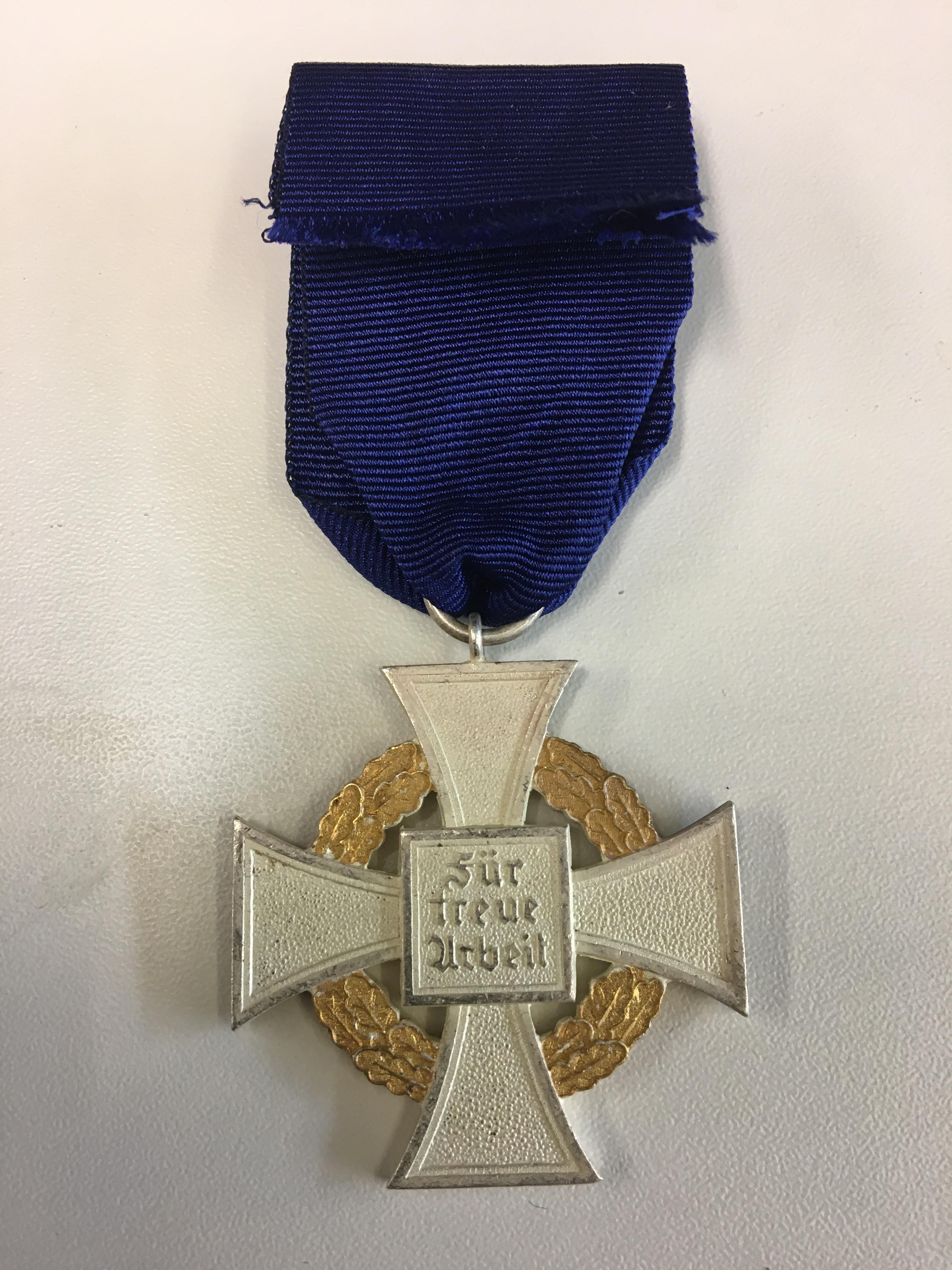 50 years Faithful service cross.