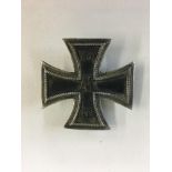 WWI style Imperial German Iron Cross 1st class pin back.