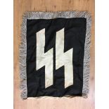 German WWII SS Wall hanging banner.